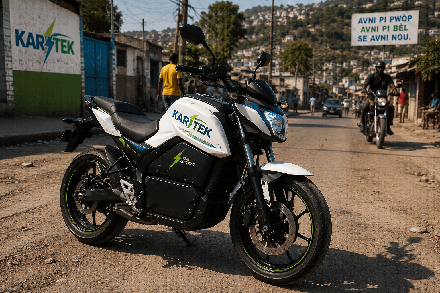 Conçu pour les routes d'Haïti